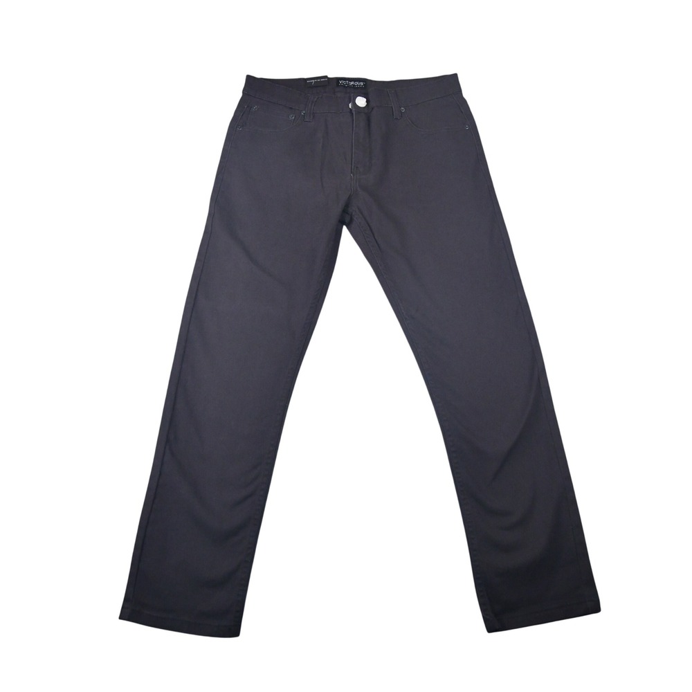 Victorious Skinny Fit Jeans Mens 36x30 Charcoal New DL937 Stretch Denim Pants